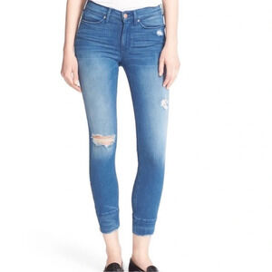 AYR “The Zippy” High Rise Crop Denim Skinny Jeans Blue Women’s 25 Classic 00s